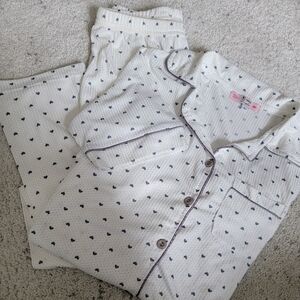 Namsa Mini Heart Short Sleeve Pajama Set - Size XL
